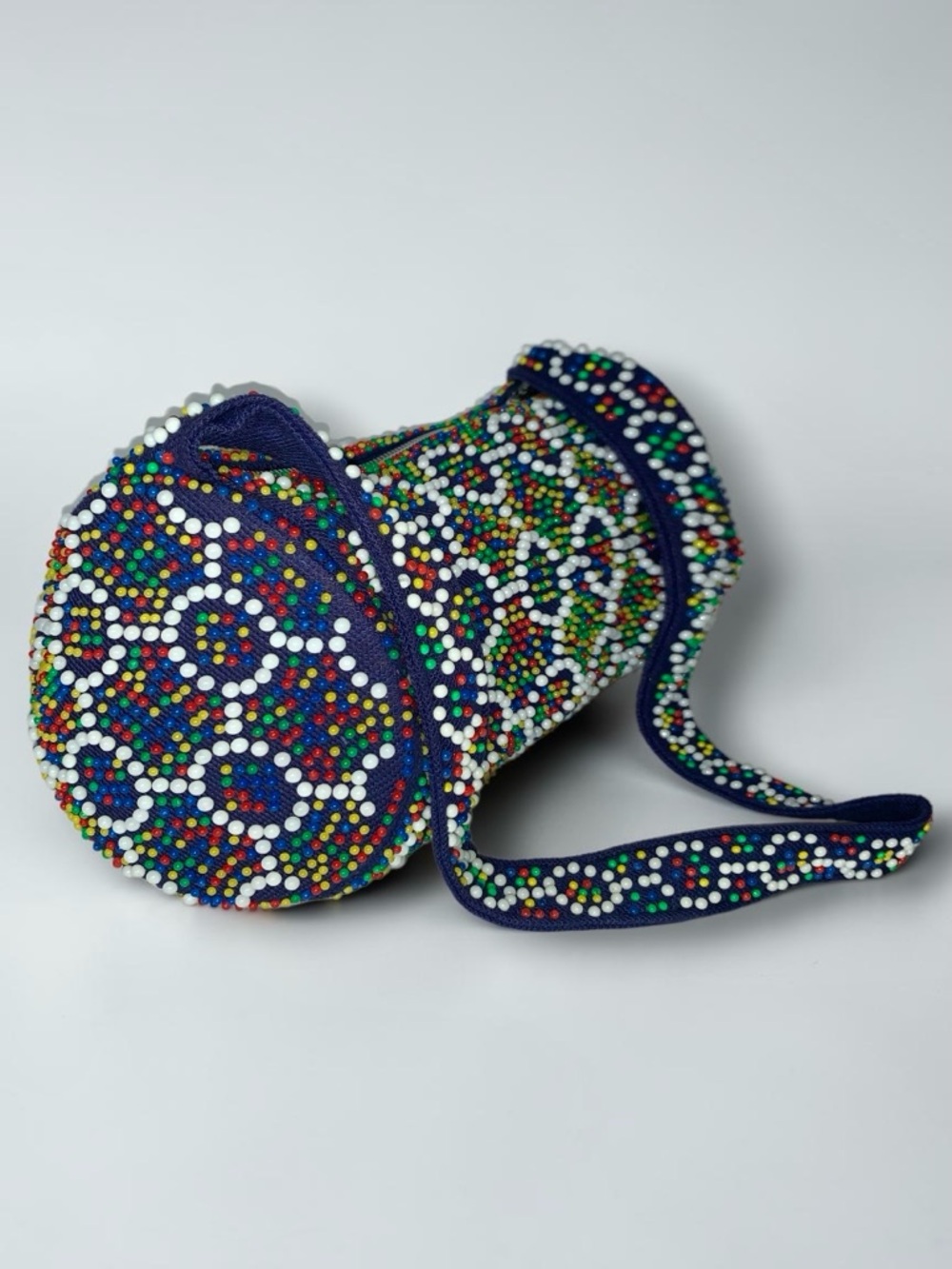 v i n t a g e :: Whimsical Candy Beaded Barrel Purse - Picture 3 of 14